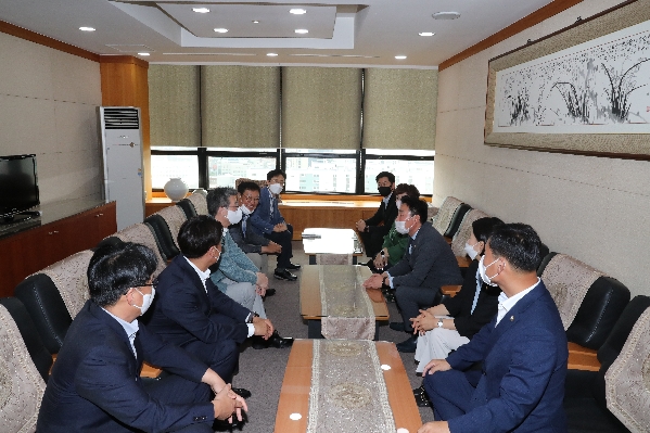 울산 제8대 남구의회 의장단 유관기관 방문_1