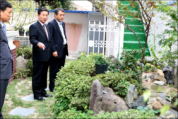 옥동 '녹색주차시범마을'준공식 참석_1