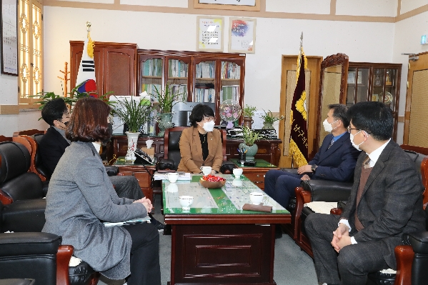 울산 강남교육지원청 신임 교육장 내방_1