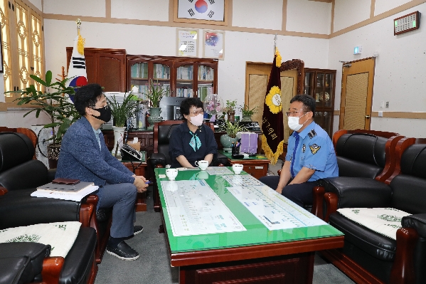 신임 울산해양경찰서장 내방_1