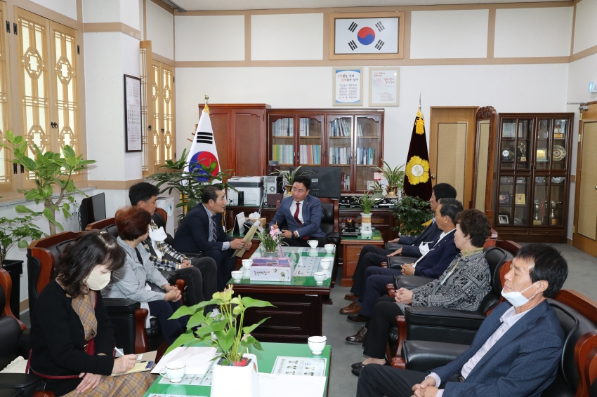 울산 남구 상인연합회 임원진 내방_2