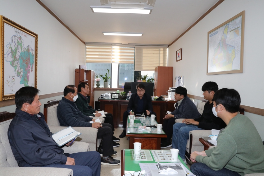 최신성의원 수암상가시장 연합회 임원진 간담회_1