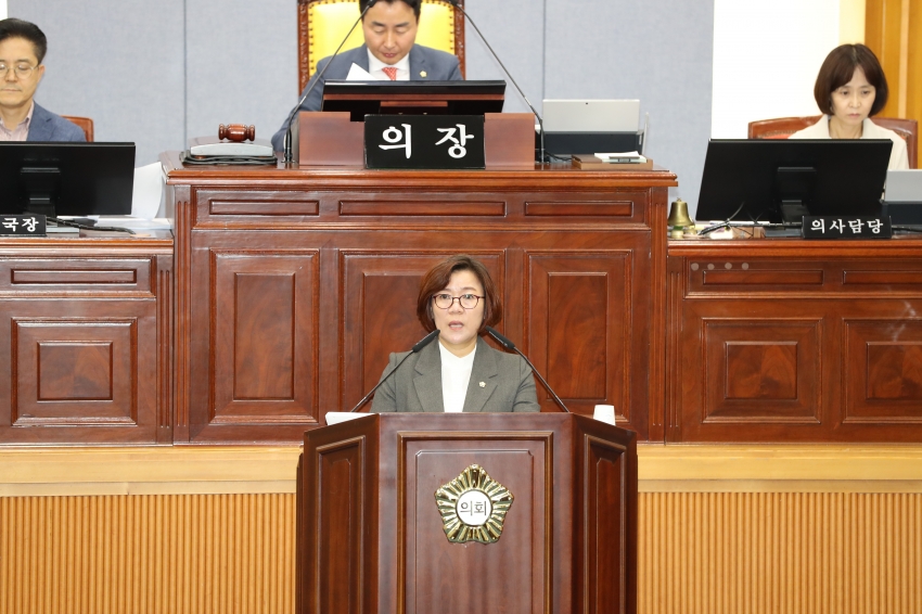 이양임 의원 제254회 임시회 5분자유발언 “보행약자, 보행편의 개선에 적극 나서주길”