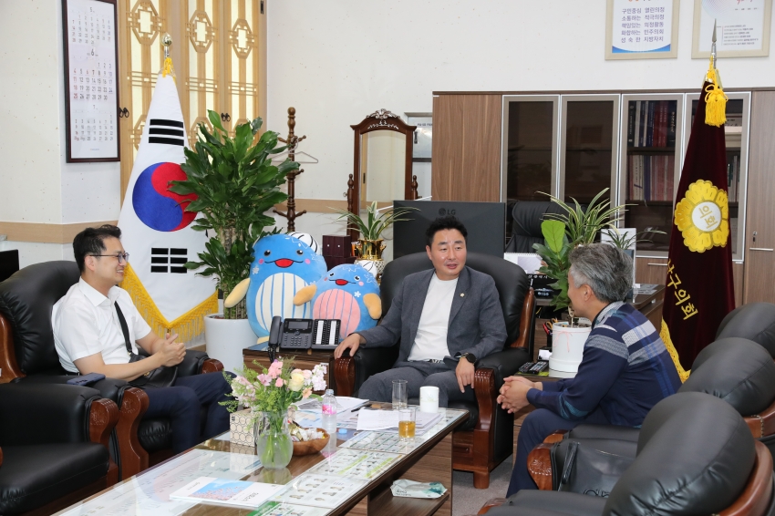  신정2동 신임주민자치위원장 내방_2