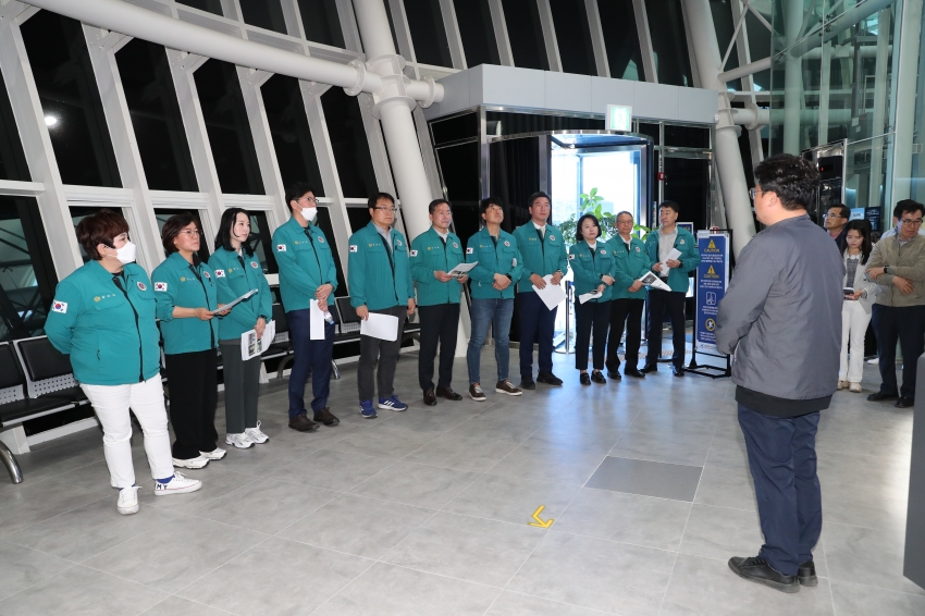 남구의회, 제1회 추경안 심사 관련 현장 찾아