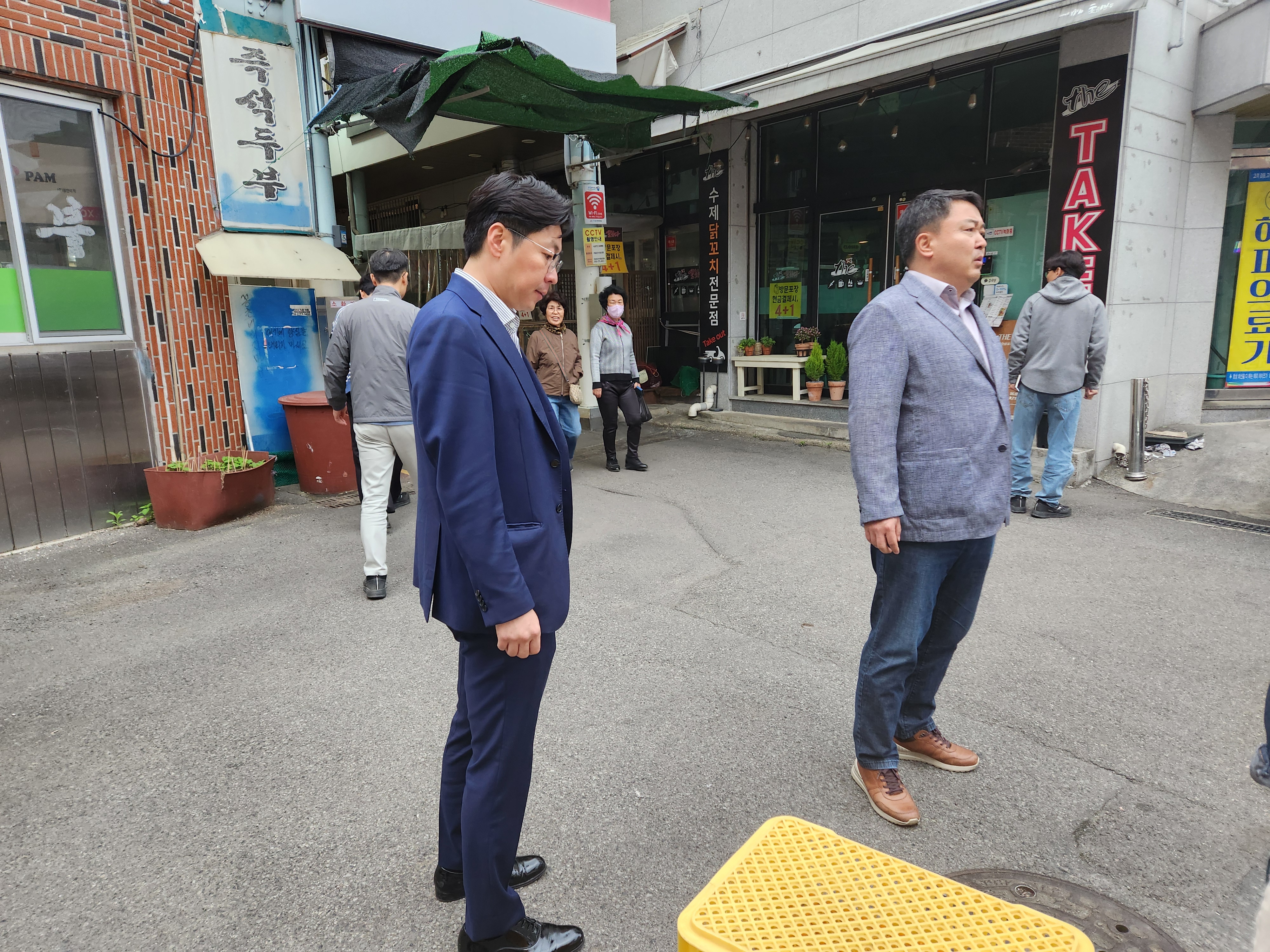 김대영 남구의원, 수암동 상습침수지역 현장방문