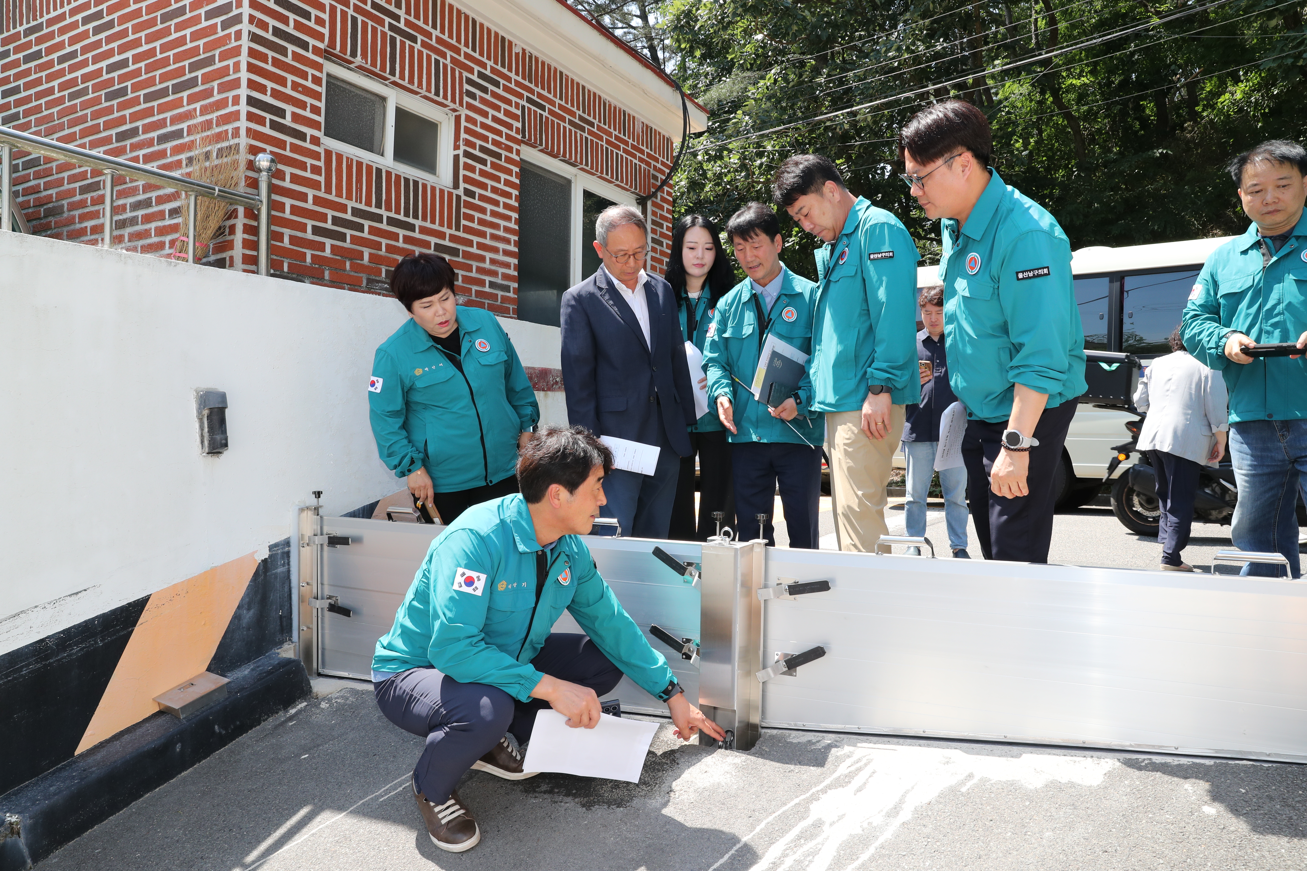 남구의회 복건위, 우기 대비 침수방지시설 설치 현장점검