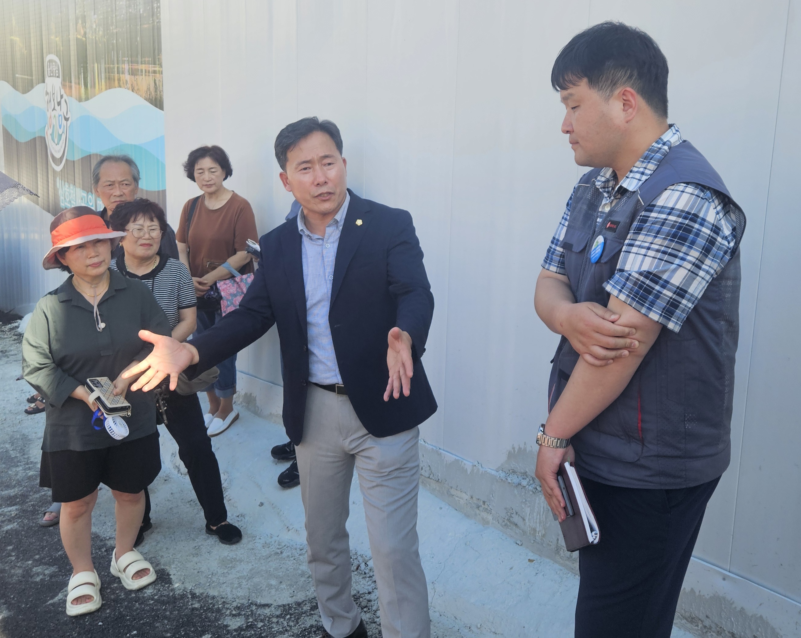 이지현 남구의원, 신정동 B08구역 도로통행 불편 민원 현장점검