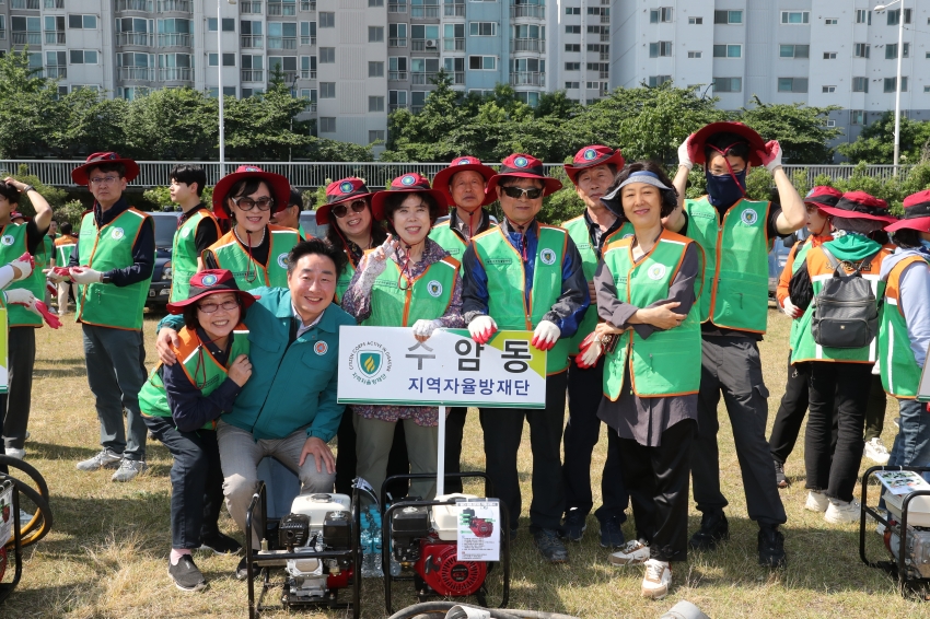 남구 지역자율방재단 수혜복구 양수기 기동훈련_4