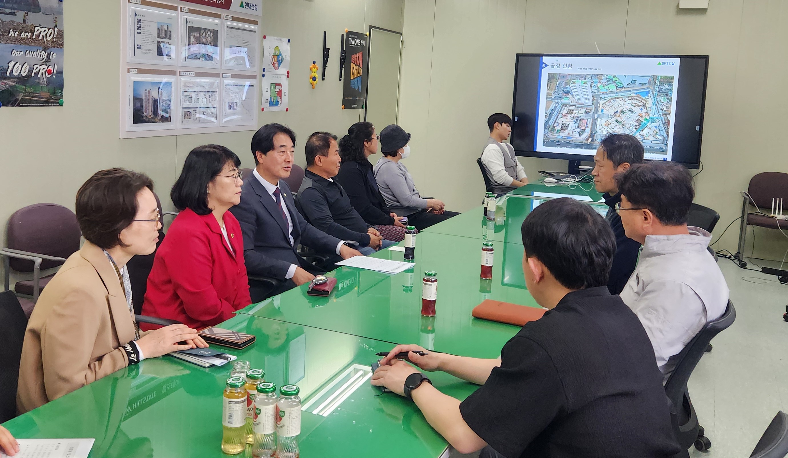 남구의회 이상기 의장, 대현동 신축공사현장 주민간담회