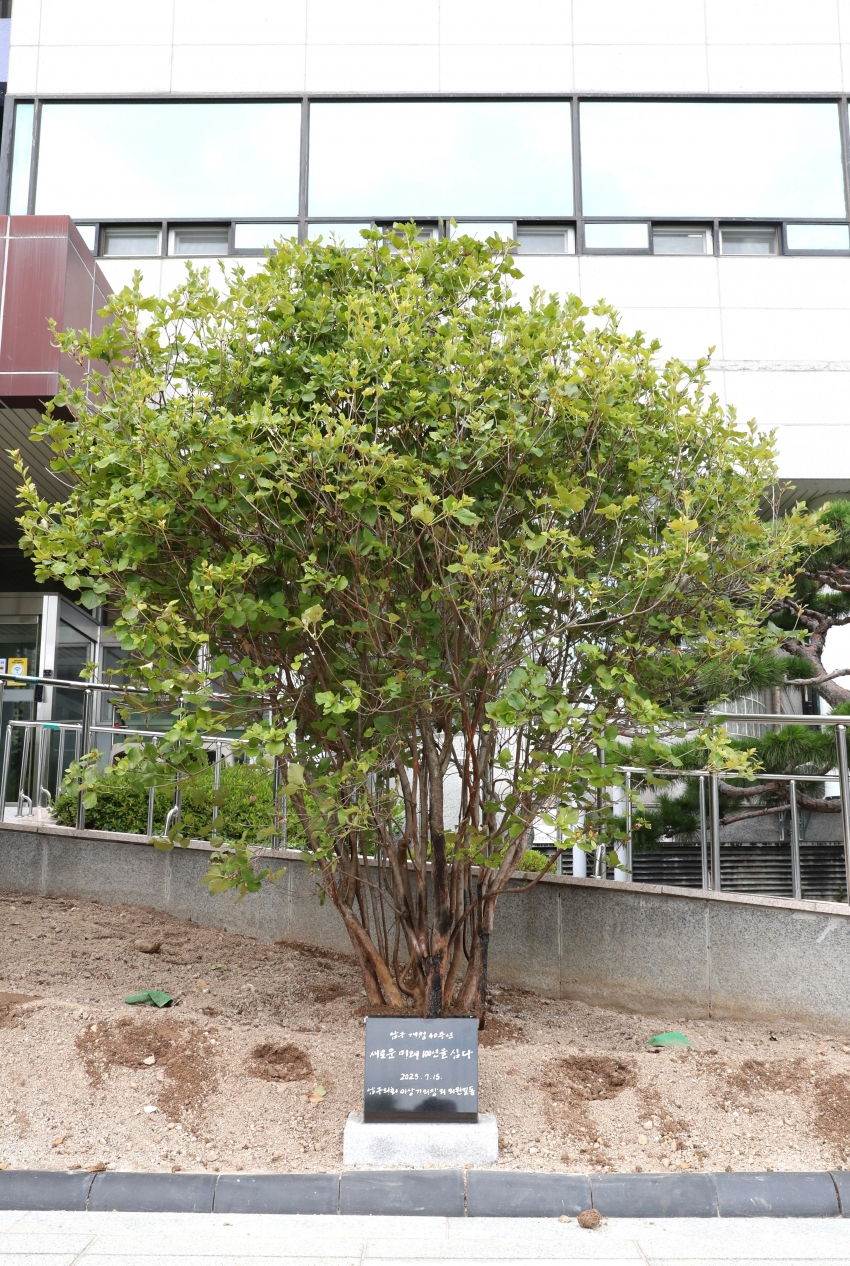 남구청 개청 40주년 기념식수 시삽 및 제막 행사_6