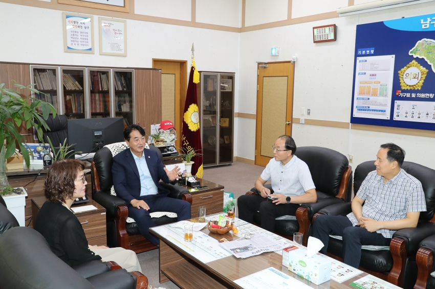 맨발걷기울산시민운동본부 임원진 내방_2