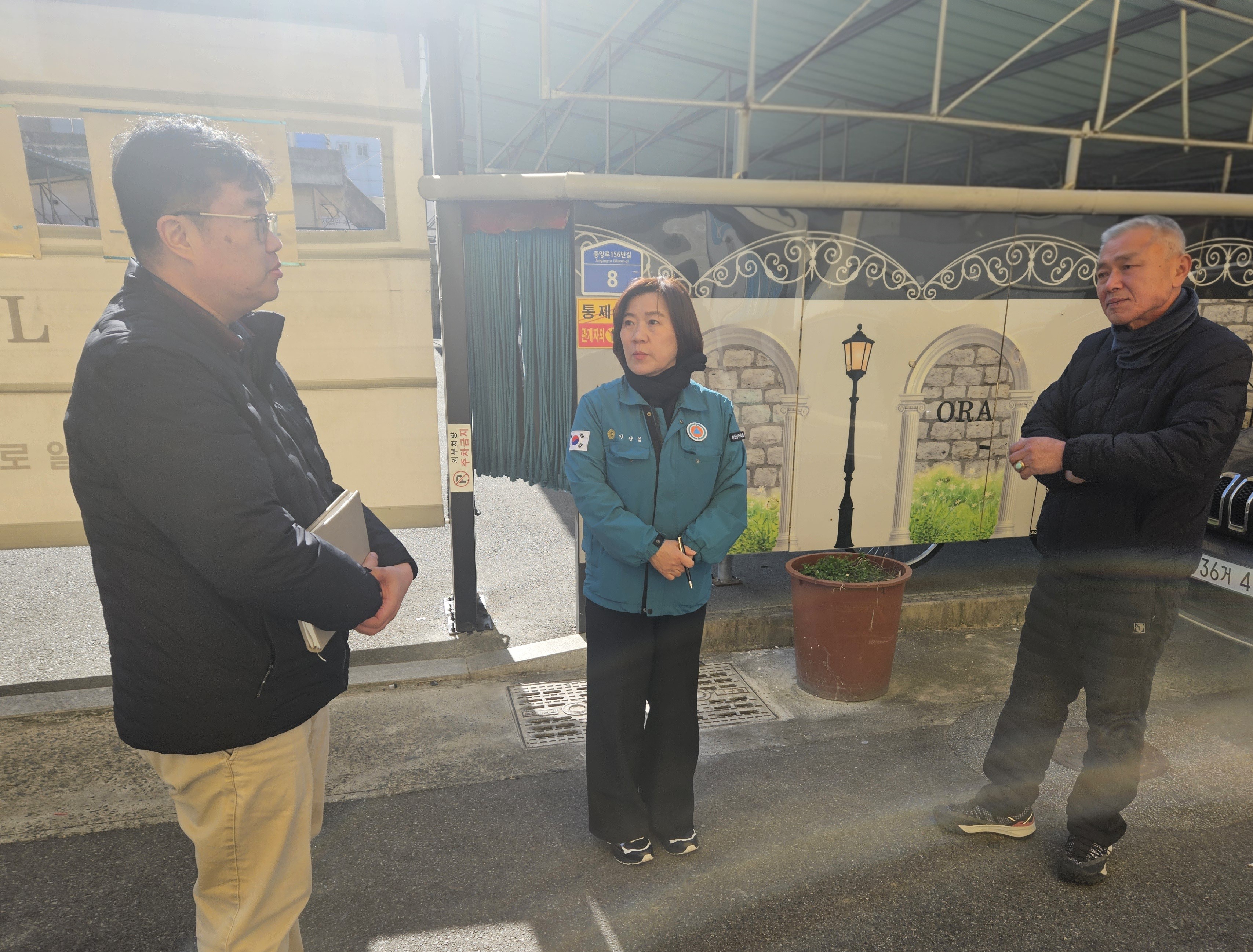 이양임 의원, 달동 불법 주·정차 지속 지역 현장 확인