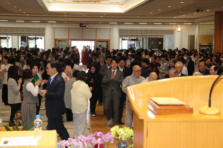 천태종 정관사 신임 주지스님 취임 법회_1