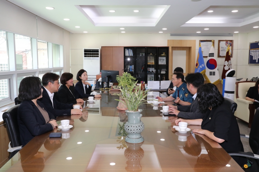 남부경찰서 방문(제9대 남구의회 의장단)_5