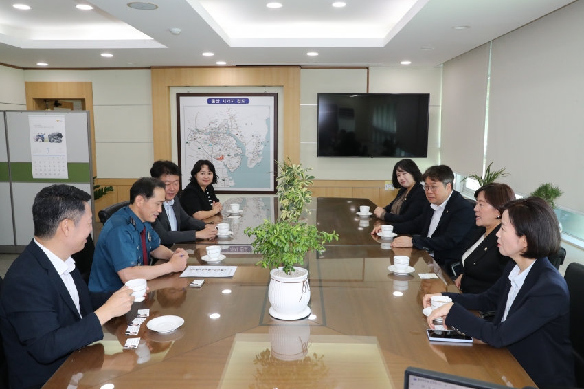 남부경찰서 방문(제9대 남구의회 의장단)_6